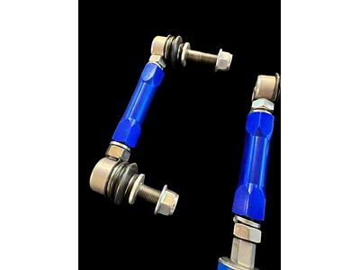 Send-It Suspension Heavy Duty Adjustable Sway Bar End Links; Front (03-24 4Runner)