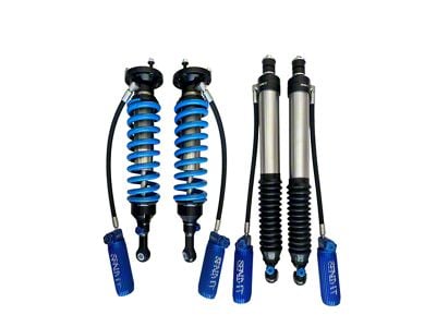 Send-It Suspension Stage 2 Coil-Over and Shock Suspension Kit with Blue Front Upper Control Arms (10-24 4Runner)