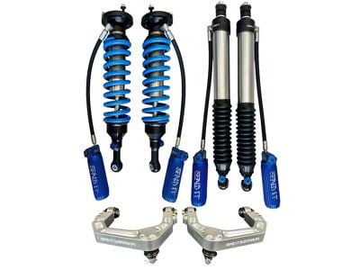 Send-It Suspension Stage 2 Coil-Over and Shock Suspension Kit with Silver Front Upper Control Arms (10-24 4Runner)