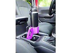 Sheltech 3D 3rd Cup Holder; Purple (20-24 Jeep Gladiator JT)