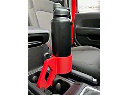 Sheltech 3D 3rd Cup Holder; Red (20-24 Jeep Gladiator JT)