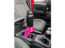 Sheltech 3D 3rd Cup Holder; Hot Pink (18-24 Jeep Wrangler JL)