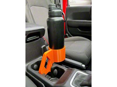 Sheltech 3D 3rd Cup Holder; Orange Mojave (18-25 Jeep Wrangler JL)