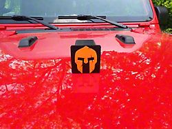 Sheltech 3D Gladiator Pin Less Hitch Cover; Orange Mojave Graphic (18-25 Jeep Wrangler JL)