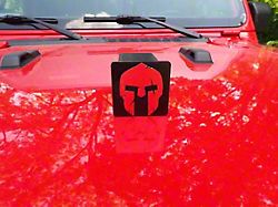 Sheltech 3D Gladiator Pin Less Hitch Cover; Red Graphic (18-25 Jeep Wrangler JL)