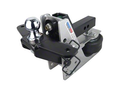 Shocker Hitch 10K Air 2-Inch Receiver Hitch and Raised Ball Mount with Sway Bar Tab Mount and 2-Inch Ball; 10,000 lb. (Universal; Some Adaptation May Be Required)