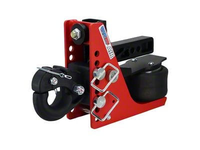 Shocker Hitch 12K Air Hitch Pintle Hook for 2-Inch Receiver Hitch; 3 to 7-Inch Drop (Universal; Some Adaptation May Be Required)