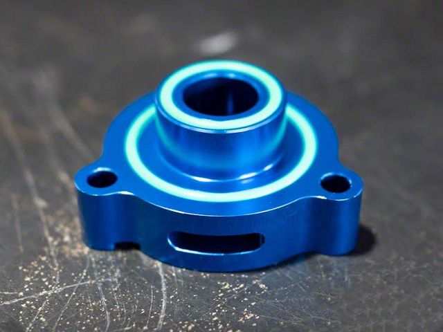 SILA Concepts Blow Off Adaptor Plate; Blue (18-24 2.0L Jeep Wrangler JL)