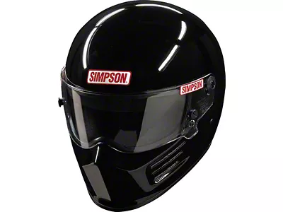 Simpson SA2020 Bandit Racing Helmet; Black; Medium