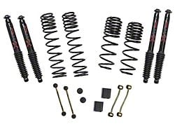 SkyJacker 2 to 2.50-Inch Dual Rate Long Travel Suspension Lift Kit with Black MAX Shocks (18-25 2.0L or 3.6L Jeep Wrangler JL Rubicon 4-Door)