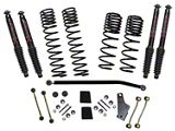 SkyJacker 3.50 to 4-Inch Dual Rate Long Travel Suspension Lift Kit with Black MAX Shocks (18-24 2.0L or 3.6L Jeep Wrangler JL 4-Door, Excluding Rubicon)