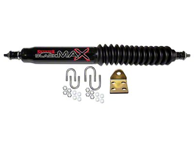 SkyJacker Black MAX Single Steering Stabilizer Kit (97-06 Jeep Wrangler TJ)