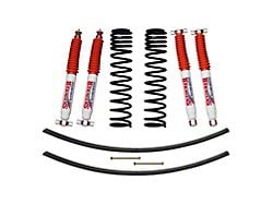 SkyJacker 3-Inch Front Dual Rate Long Travel Coil Suspension Lift Kit with Rear Add-A-Leafs and Nitro Shocks (84-01 Jeep Cherokee XJ)