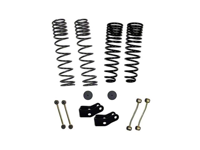 SkyJacker 2-Inch Dual Rate Long Travel Coil Spring Suspension Lift Kit with Shock Extensions (20-24 Jeep Gladiator JT Mojave)