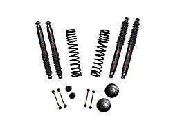 SkyJacker 2.50-Inch Dual Rate Long Travel Suspension Lift Kit with 1-Inch Rear Coil Spacers and Black MAX Shocks (20-24 Jeep Gladiator JT Launch Edition, Rubicon)