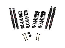 SkyJacker 2.50-Inch Dual Rate Long Travel Suspension Lift Kit with 1.50-Inch Rear Coil Springs and Black MAX Shocks (20-25 Jeep Gladiator JT, Excluding Launch Edition, Mojave & Rubicon)