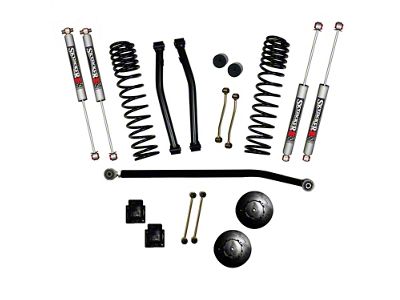 SkyJacker 3.50-Inch Dual Rate Long Travel Suspension Lift Kit with 2-Inch Rear Coil Spacers and M95 Performance Shocks (20-24 Jeep Gladiator JT, Excluding Launch Edition, Mojave & Rubicon)