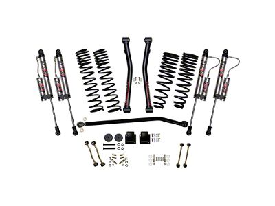 SkyJacker 3.50-Inch Suspension Lift System with ADX 2.0 Remote Reservoir Shocks (20-24 3.6L Jeep Gladiator JT Launch Edition, Rubicon)