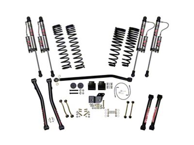 SkyJacker 4.50-Inch Suspension Lift System with ADX 2.0 Remote Reservoir Shocks (20-24 3.0L EcoDiesel Jeep Gladiator JT, Excluding Launch Edition, Mojave & Rubicon)