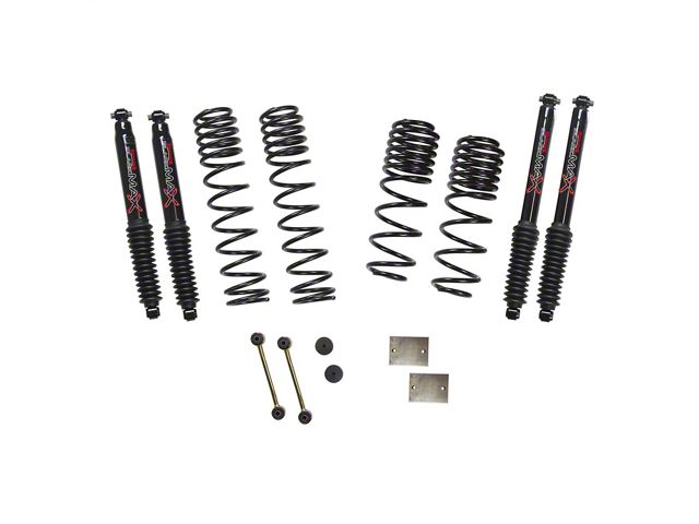 SkyJacker 1.50-Inch Dual Rate Long Travel Suspension Lift Kit with M95 Performance Shocks (20-24 3.0L EcoDiesel Jeep Wrangler JL Rubicon 4-Door)