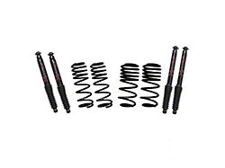 SkyJacker 2 to 2.50-Inch Lowering Sport Springs with Black MAX Shocks (21-24 Jeep Wrangler JL 4xe, Excluding Rubicon)