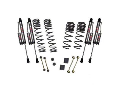 SkyJacker 2.50-Inch Dual Rate Long Travel Suspension Lift Kit with ADX 2.0 Remote Reservoir Shocks (21-24 Jeep Wrangler JL 4xe, Excluding Rubicon)