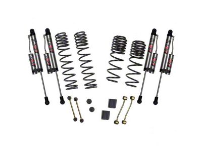 SkyJacker 2.50-Inch Dual Rate Long Travel Suspension Lift Kit with ADX 2.0 Remote Reservoir Shocks (21-24 Jeep Wrangler JL Rubicon 4xe)