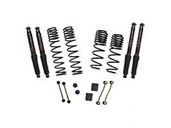 SkyJacker 2.50-Inch Dual Rate Long Travel Suspension Lift Kit with Black MAX Shocks (21-24 Jeep Wrangler JL 4xe, Excluding Rubicon)