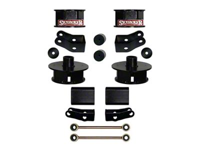 SkyJacker 2.50-Inch Suspension Lift Kit with Metal Coil Spring Spacer and Shock Extensions (21-24 Jeep Wrangler JL Rubicon 392)