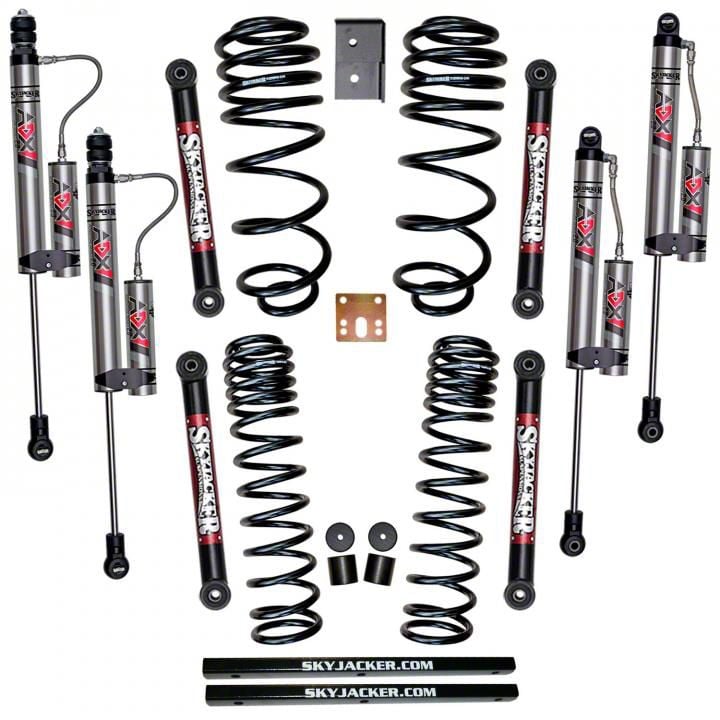 SkyJacker Jeep Wrangler 2.50-Inch Suspension Lift Kit with ADX 2.0 ...