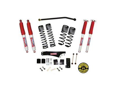 SkyJacker 3.50 to 4-Inch Dual Rate Long Travel Suspension Lift Kit with Hydro Shocks (07-18 Jeep Wrangler JK 2-Door)