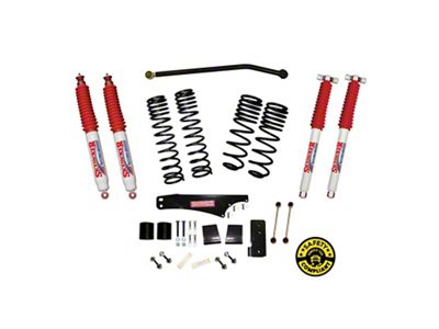 SkyJacker 3.50 to 4-Inch Dual Rate Long Travel Suspension Lift Kit with Nitro Shocks (07-18 Jeep Wrangler JK 2-Door)