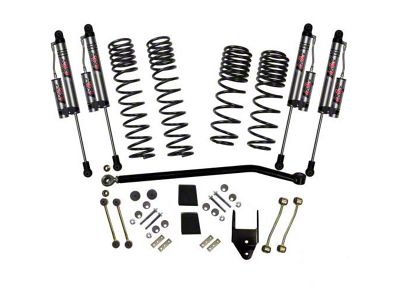 SkyJacker 3.75-Inch Dual Rate Long Travel Suspension Lift Kit with ADX 2.0 Remote Reservoir Shocks (21-24 Jeep Wrangler JL Rubicon 4xe)