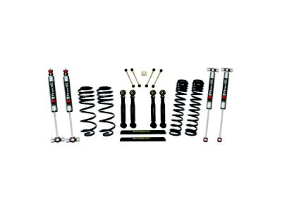 SkyJacker 4-Inch Dual Rate Long Travel Suspension Lift Kit with Adjustable Flex Links and M95 Performance Shocks (03-06 Jeep Wrangler TJ)