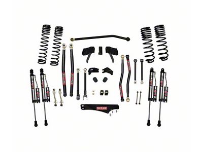 SkyJacker 5-Inch Long Arm Suspension Lift Kit with ADX 2.0 Remote Reservoir Shocks (07-18 Jeep Wrangler JK)