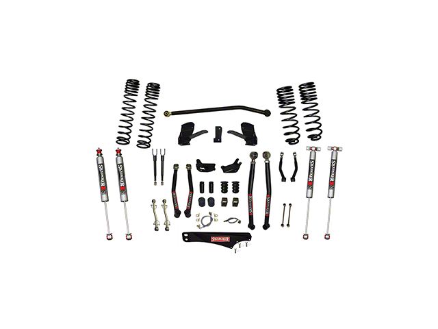 SkyJacker 7-Inch Dual Rate Long Travel Long Arm Suspension Lift Kit (07-18 Jeep Wrangler JK 2-Door)