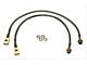 SkyJacker Front Stainless Steel Brake Lines for 2.50 to 5-Inch Lift (82-86 Jeep CJ5 & CJ7)