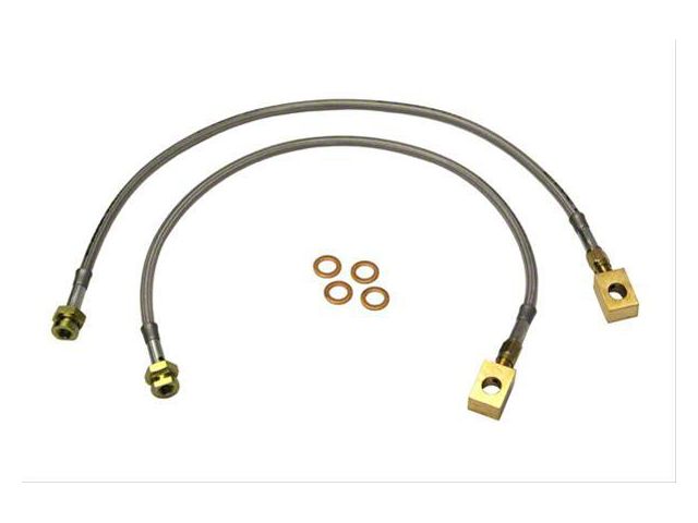 SkyJacker Front Stainless Steel Brake Lines for 2.50 to 5-Inch Lift (77-81 Jeep C75 & CJ7)