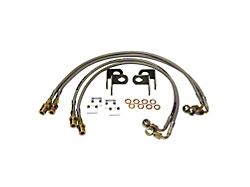 SkyJacker Stainless Steel Brake Line Set (07-18 Jeep Wrangler JK)