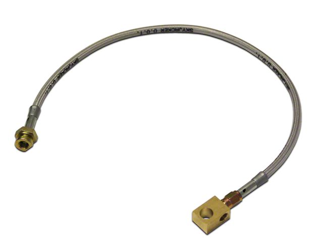 SkyJacker Rear Stainless Steel Brake Lines for 3.50 to 6-Inch Lift (87-95 Jeep Wrangler YJ)