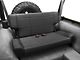 Smittybilt Vinyl Fold and Tumble Rear Seat; Black Denim (97-06 Jeep Wrangler TJ)