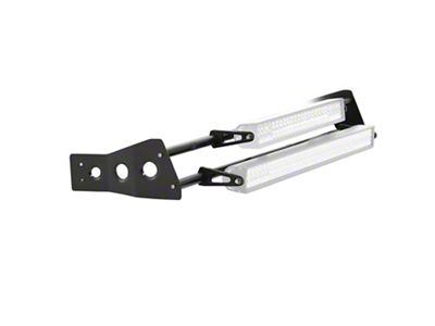 Smittybilt Defender Roof Rack LED Light Bar Mount Kit; 4.50-Foot (Universal; Some Adaptation May Be Required)