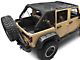 Smittybilt Cloak Extended Mesh Top; Black (07-18 Jeep Wrangler JK 4-Door)