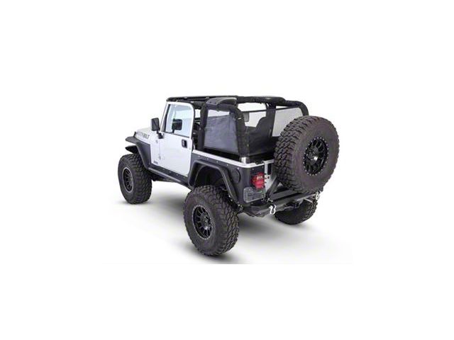 Smittybilt Cloak Mesh Sides and Rear (97-06 Jeep Wrangler TJ)