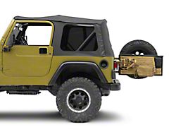 Smittybilt G.E.A.R. Tailgate Cover; Coyote Tan (97-06 Jeep Wrangler TJ)