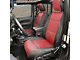 Smittybilt GEN2 Neoprene Front and Rear Seat Covers; Red/Black (20-24 Jeep Gladiator JT)