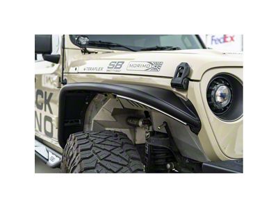 Smittybilt XRC Tubular Fender Flares; Front (20-24 Jeep Gladiator JT)