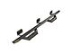 Smittybilt Angular Drop Side Step Bars; Textured Black (18-24 Jeep Wrangler JL 4-Door)