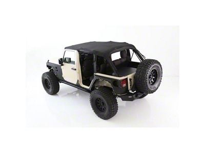 Smittybilt Extended Top; Black Diamond (07-18 Jeep Wrangler JK 4-Door)