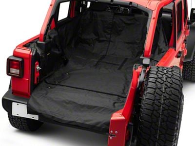 Smittybilt G.E.A.R. Cargo Liner; Black (18-24 Jeep Wrangler JL 4-Door, Excluding 4xe)